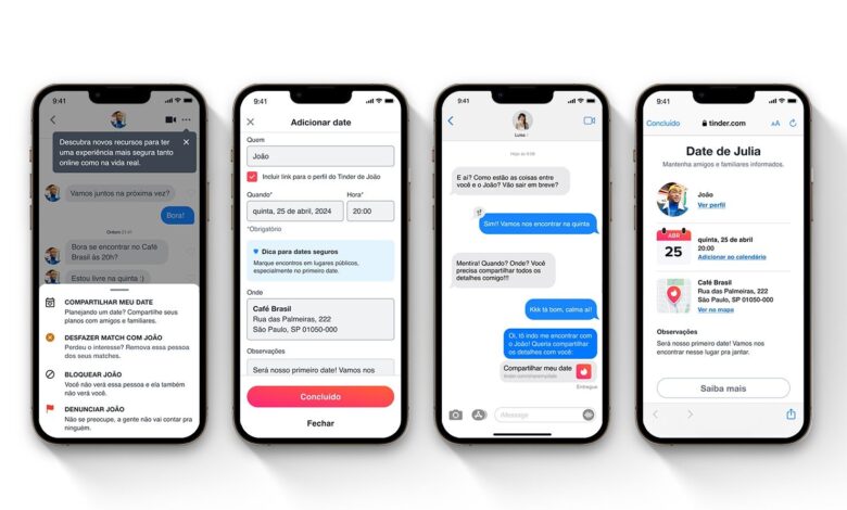 Imagem de: Tinder lança recurso que compartilha detalhes de encontros com contatos
