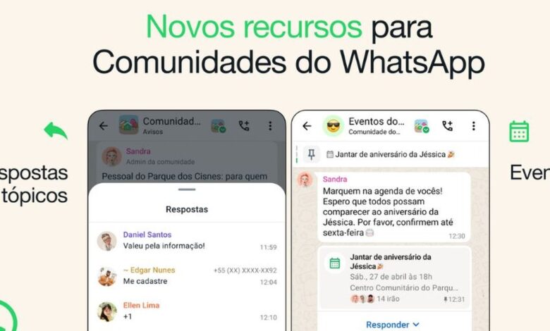 WhatsApp agora permite marcar eventos em grupos de forma nativa