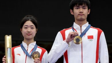 Dupla chinesa conquista primeira medalha de ouro d...