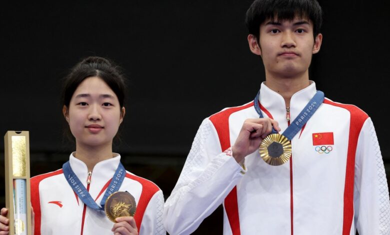 Dupla chinesa conquista primeira medalha de ouro d...