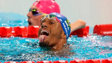 Nadador Gabriel Araújo conquista 1º ouro do Brasil...