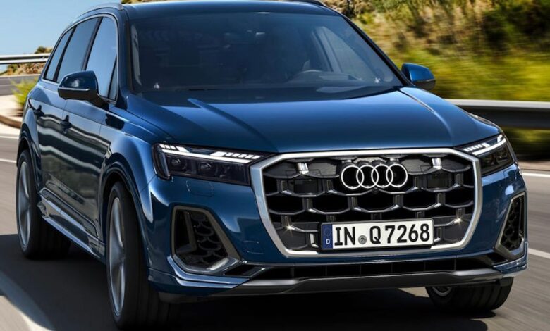 Audi inicia pré-venda do Q7 reestilizado para 2025 a partir de R$691.990