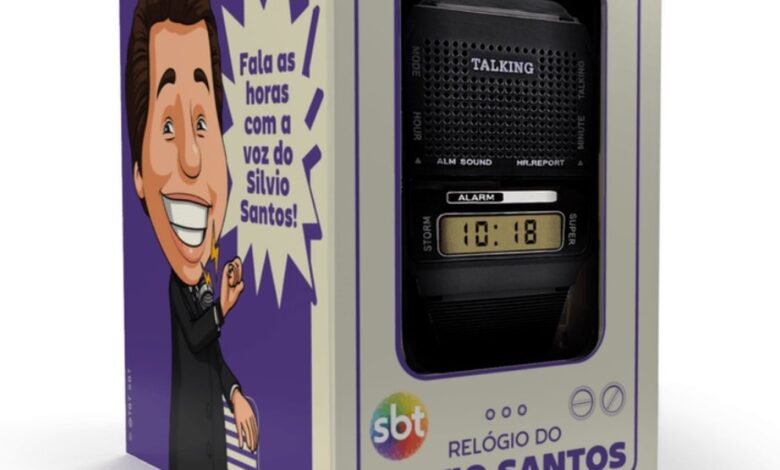 Relógio que fala as horas com a voz do Sílvio Santos é relançado após 21 anos