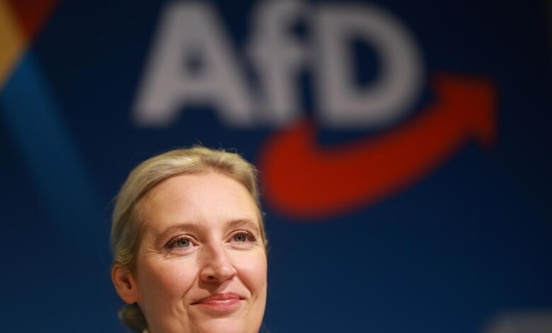 Alice Weidel, candidata da AfD para o cargo de chanceler alemã