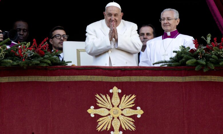 Papa Francisco pede pelo fim das guerras na Ucrânia e em Gaza