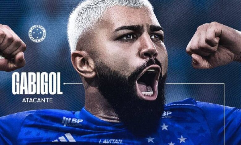 Cruzeiro anuncia a contratação do atacante Gabigol